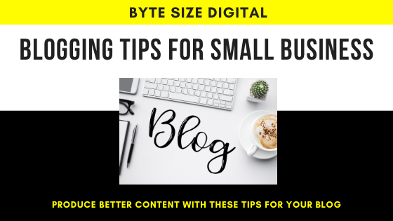 Tips for Blogging on Your Small Business Website